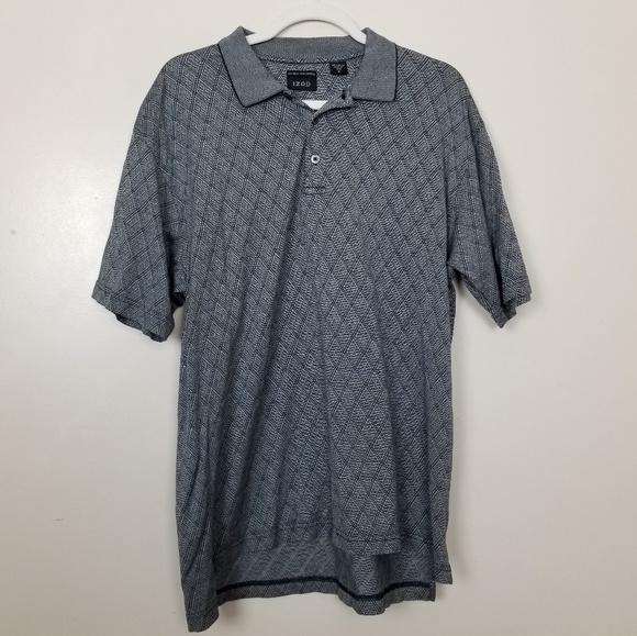 Izod Other - Izod Mens Gray Dress Polo Golf Shirt Med